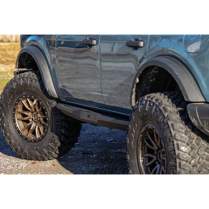 Praguri Laterale, Rough Country Rock Sliders, Ford Bronco Raptor 2021 - Prezent - EDK.ro