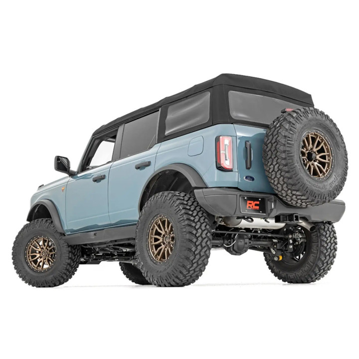 Praguri Laterale, Rough Country Rock Sliders, Ford Bronco Raptor 2021 - Prezent - EDK.ro