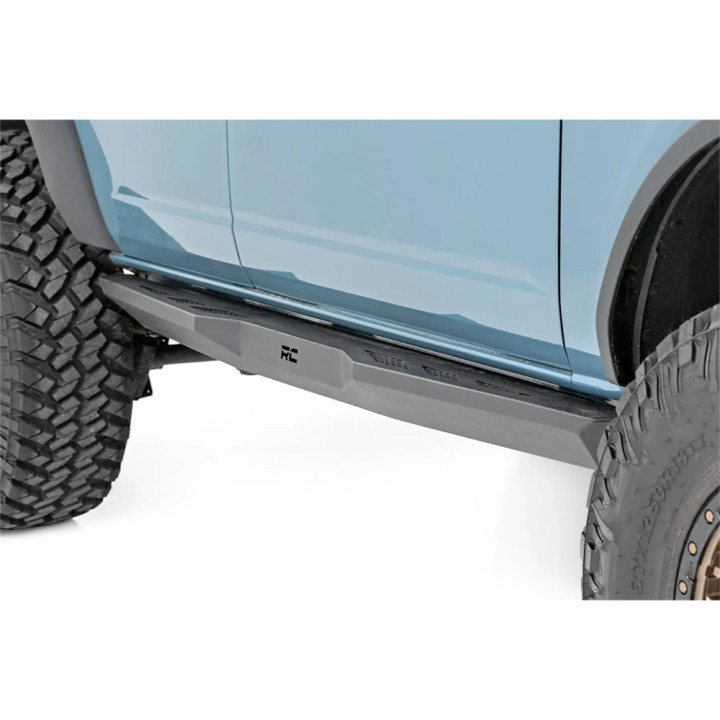 Side Steps, Rough Country Rock Sliders, Ford Bronco Raptor 2021 - Present - EDK.ro