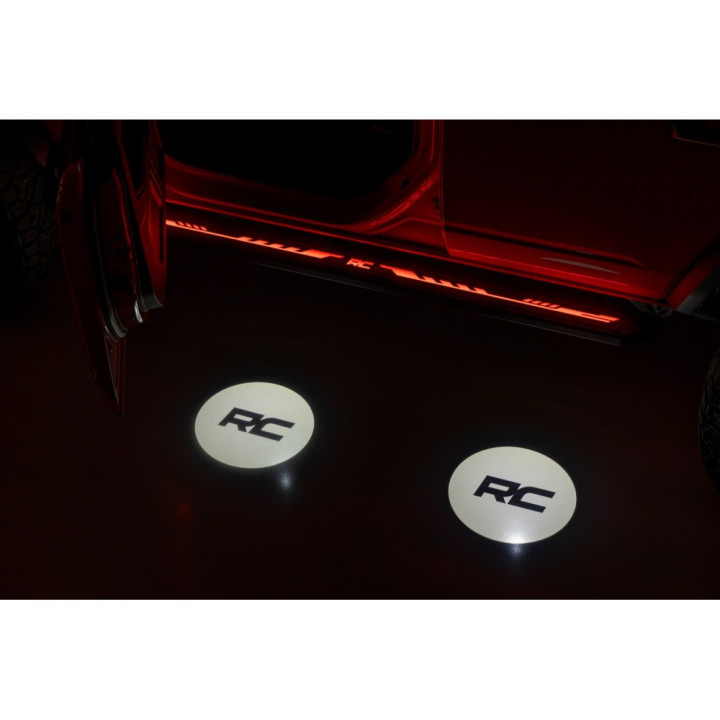 Side Steps, Rough Country Multi-Color LED, Ford Bronco Raptor 2021 - Present - EDK.ro