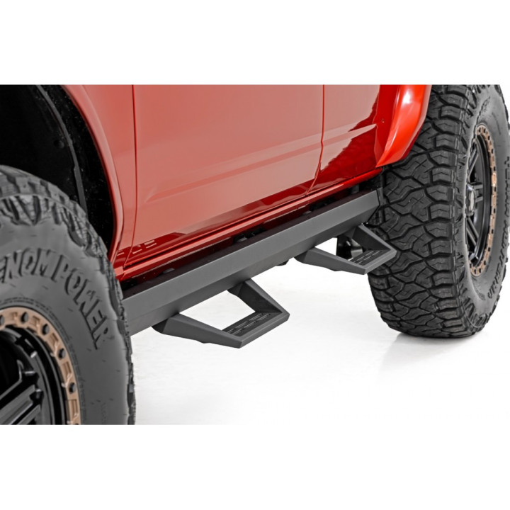 Side Steps, Rough Country SRL2, Ford Bronco Raptor 2021 - Present - EDK.ro