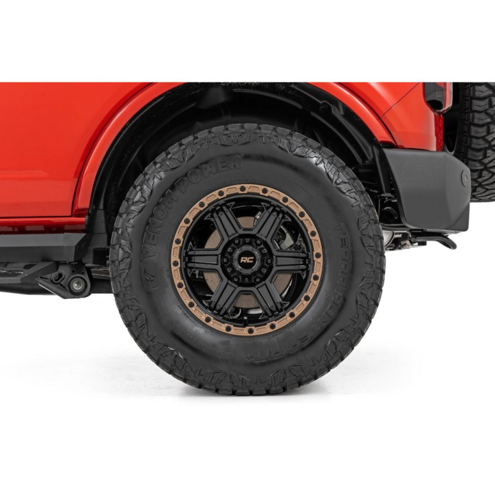 Side Steps, Rough Country SRL2, Ford Bronco Raptor 2021 - Present - EDK.ro