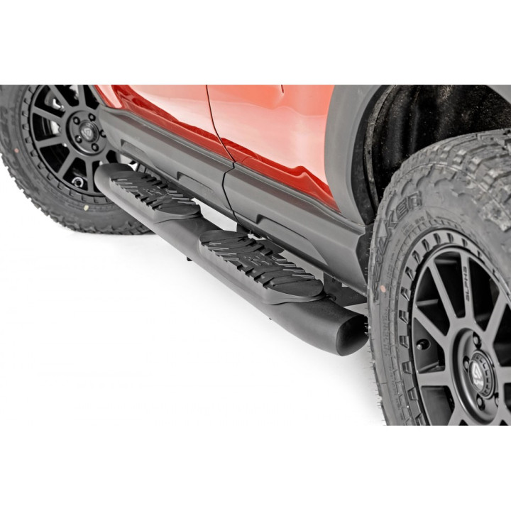 Praguri Laterale, Rough Country Oval Nerf Step, Ford Bronco 2021 - Prezent - EDK.ro