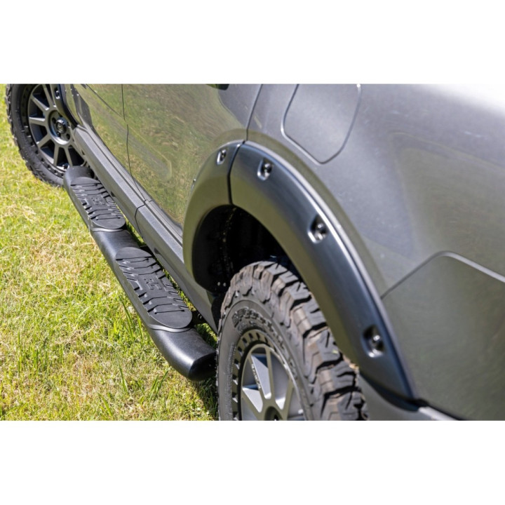 Side Steps, Rough Country Oval Nerf Step, Ford Bronco 2021 - Present - EDK.ro