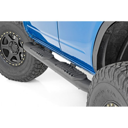Side Steps, Rough Country Oval Nerf Step, Ford Bronco Raptor 2021 - Present - EDK.ro
