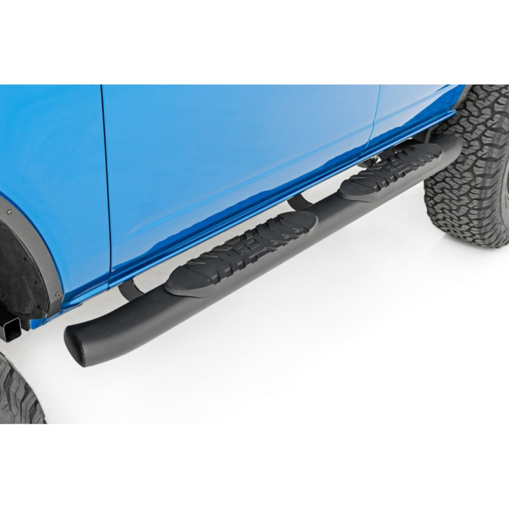 Praguri Laterale, Rough Country Oval Nerf Step, Ford Bronco Raptor 2021 - Prezent - EDK.ro