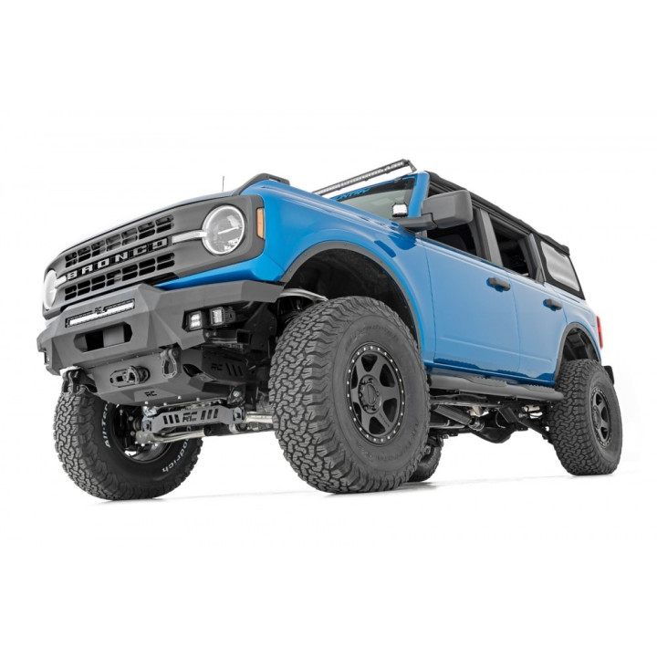 Side Steps, Rough Country Oval Nerf Step, Ford Bronco Raptor 2021 - Present - EDK.ro