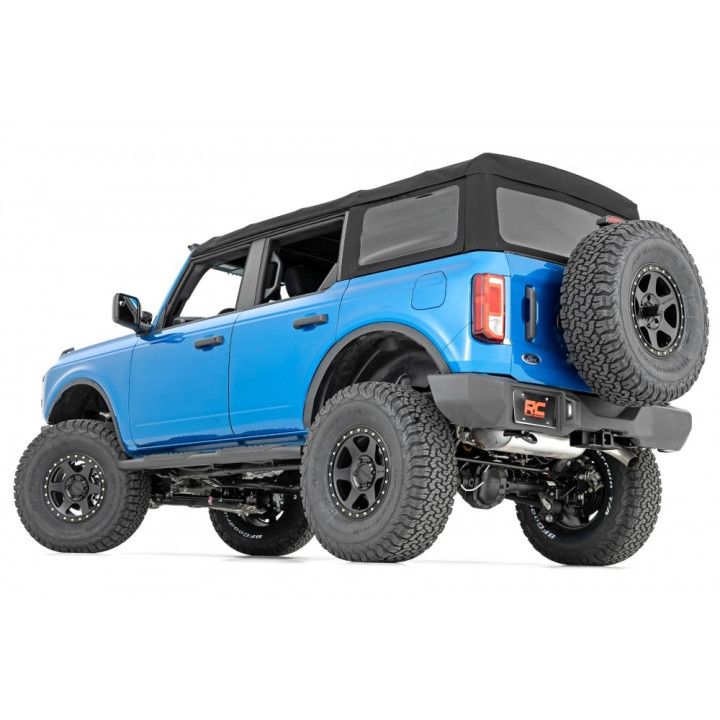 Side Steps, Rough Country Oval Nerf Step, Ford Bronco Raptor 2021 - Present - EDK.ro
