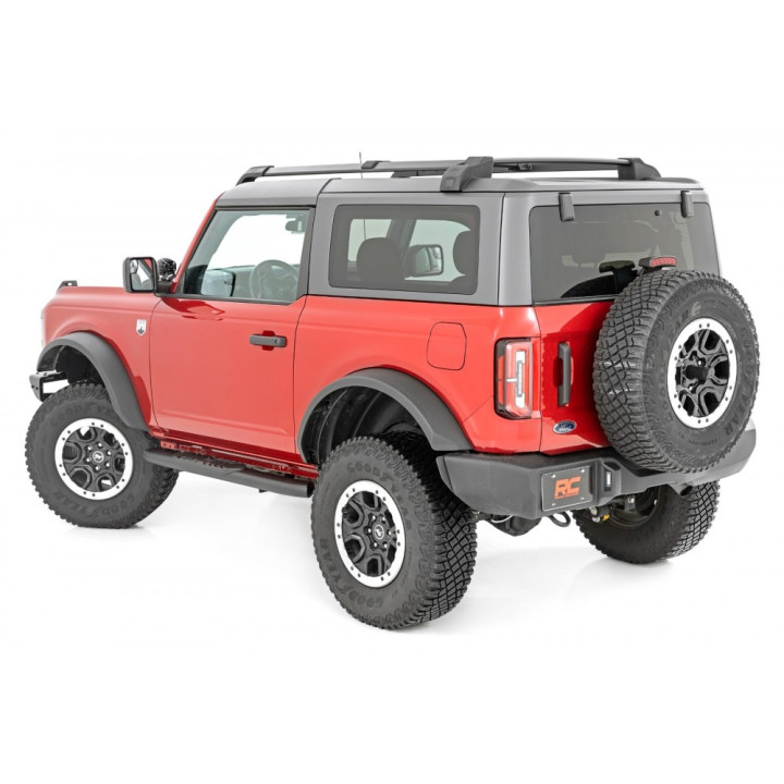 Praguri Laterale, Rough Country Oval Nerf Step, Ford Bronco 2021 - Prezent - EDK.ro