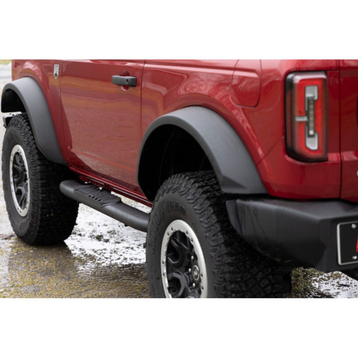 Praguri Laterale, Rough Country Oval Nerf Step, Ford Bronco 2021 - Prezent - EDK.ro