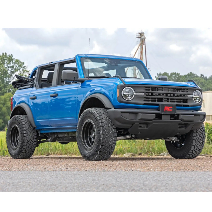 Front Coilover Struts, Rough Country N3 Premium Lift 2 Inch, Ford Bronco 2021 - Present - EDK.ro