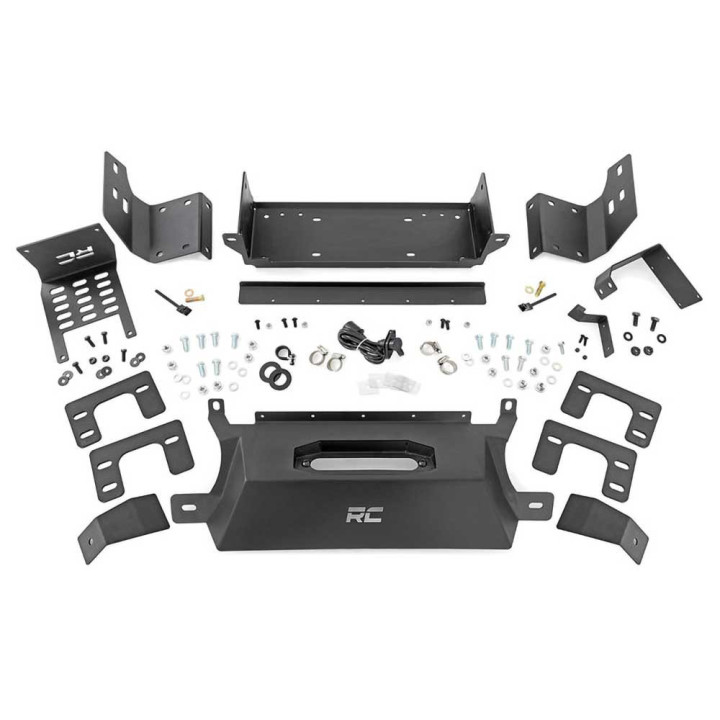 Hidden Winch Mount, Rough Country, Ford Bronco 2021 - Present - EDK.ro