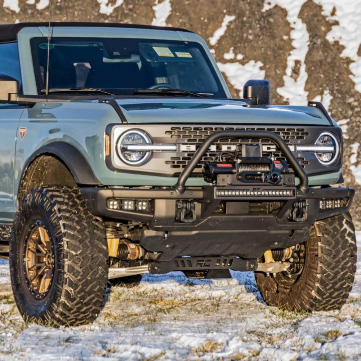 Winch Mount, Rough Country, Ford Bronco 2021 - Present - EDK.ro
