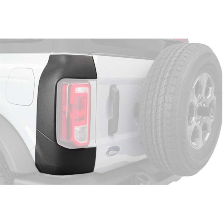 Rear Corner Covers, Bushwacker Trail Armor, Ford Bronco 2021 - Present - EDK.ro