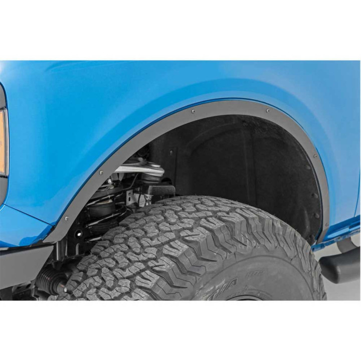Front and Rear Fender Flares, Rough Country Delete, Ford Bronco 2021 - Present - EDK.ro