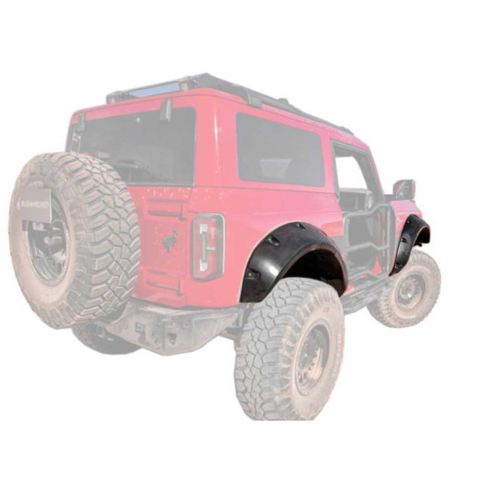 Extensii Aripioare, Bushwacker Pocket Style, Ford Bronco 2021 - Prezent - EDK.ro