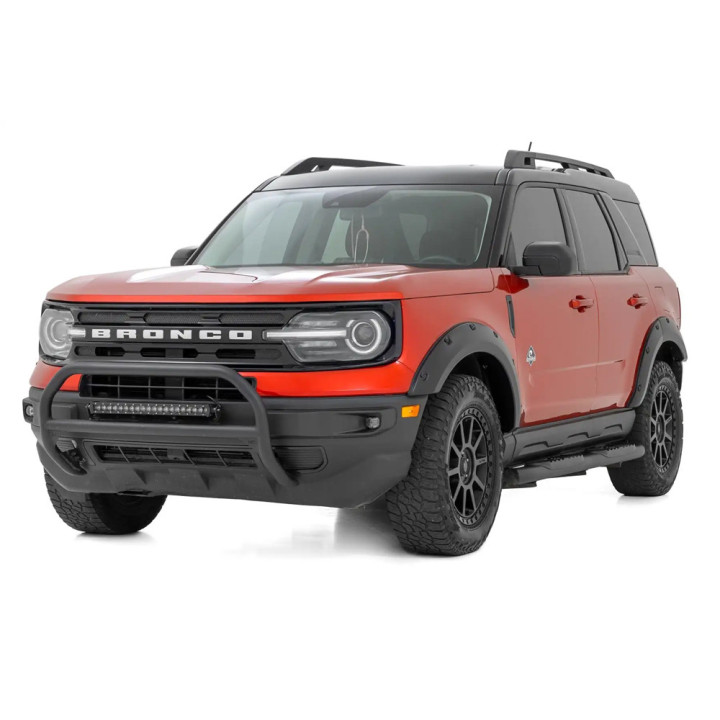 Front and Rear Fender Flares, Rough Country Pocket chrome rivets, Ford Bronco 2021 - Present - EDK.ro
