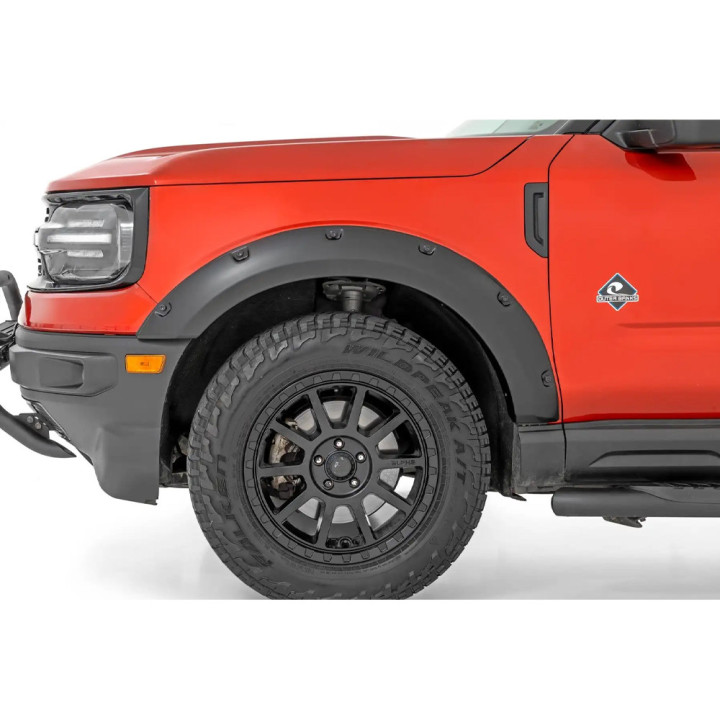 Extensii Aripi Față și Spate, Rough Country Pocket chrome rivets, Ford Bronco 2021 - Prezent - EDK.ro