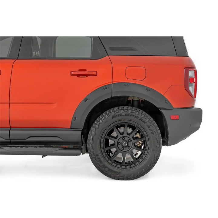 Extensii Aripi Față și Spate, Rough Country Pocket chrome rivets, Ford Bronco 2021 - Prezent - EDK.ro