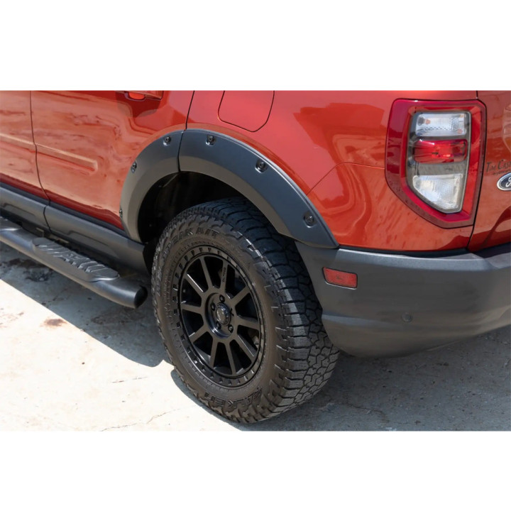 Front and Rear Fender Flares, Rough Country Pocket chrome rivets, Ford Bronco 2021 - Present - EDK.ro