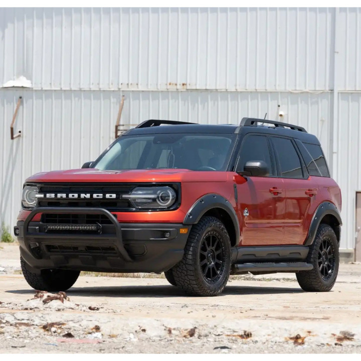 Front and Rear Fender Flares, Rough Country Pocket chrome rivets, Ford Bronco 2021 - Present - EDK.ro