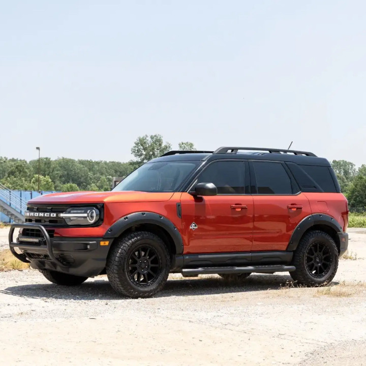 Extensii Aripi Față și Spate, Rough Country Pocket chrome rivets, Ford Bronco 2021 - Prezent - EDK.ro