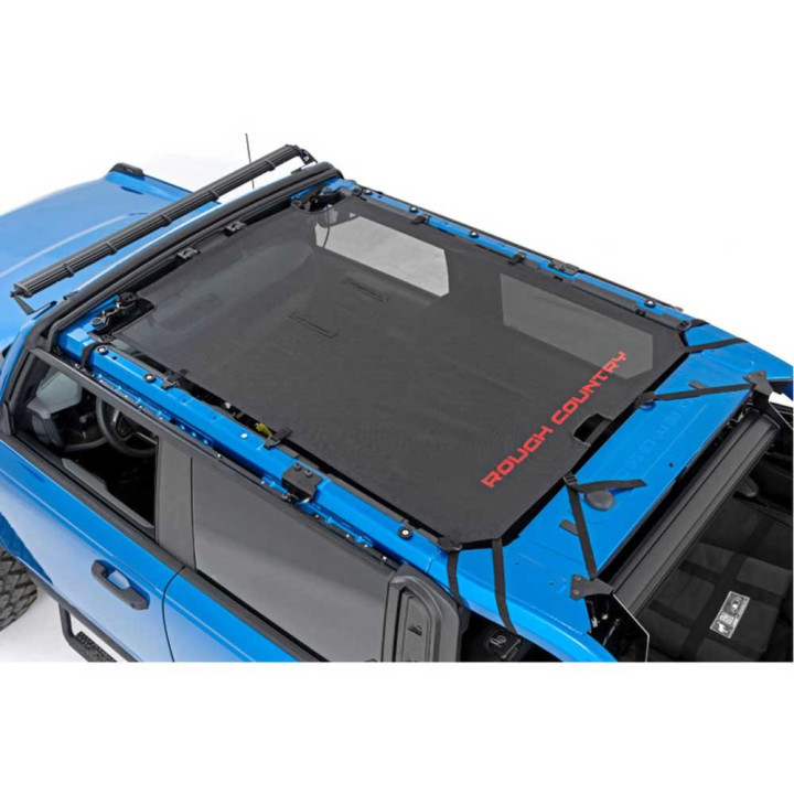 Soft Top Mesh Bikini, Rough Country Top Plus, Ford Bronco Raptor 2021 - Present - EDK.ro