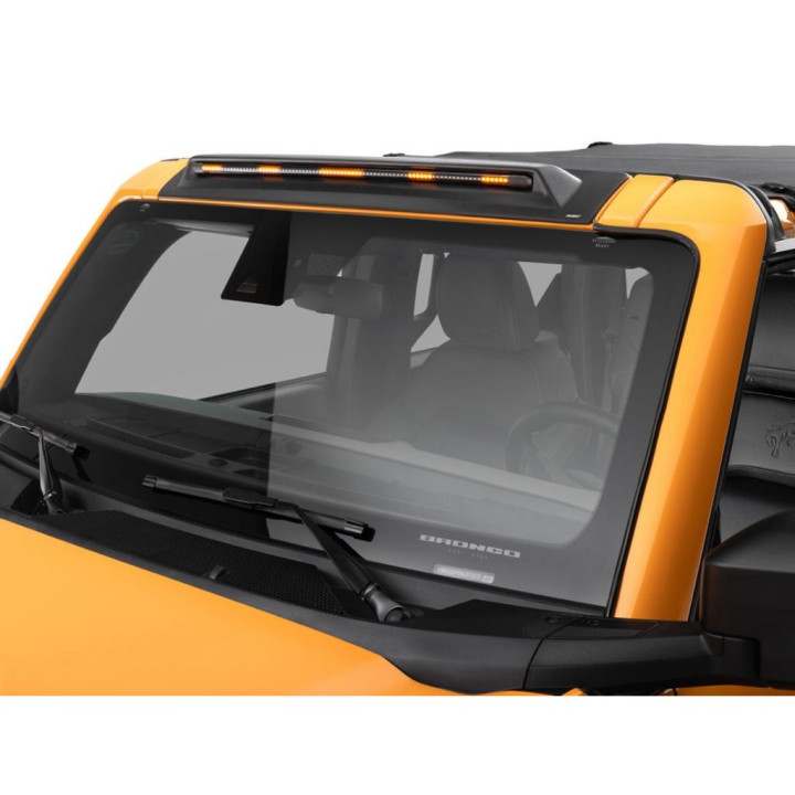 EC Approved LED Marker Lights Integration Kit for Windshield, Husky Liners AeroCab Pro, Ford Bronco Raptor 2021 - Present - EDK.