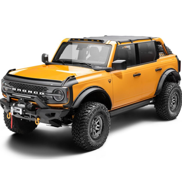 EC Approved LED Marker Lights Integration Kit for Windshield, Husky Liners AeroCab Pro, Ford Bronco Raptor 2021 - Present - EDK.