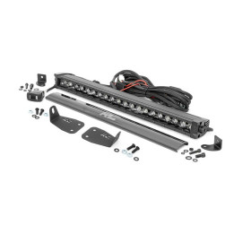EC Approved LED Projector Integration Kit for Front Bumper, Rough Country LED bumper kit 20" white DRL Black Series, Ford Bronco