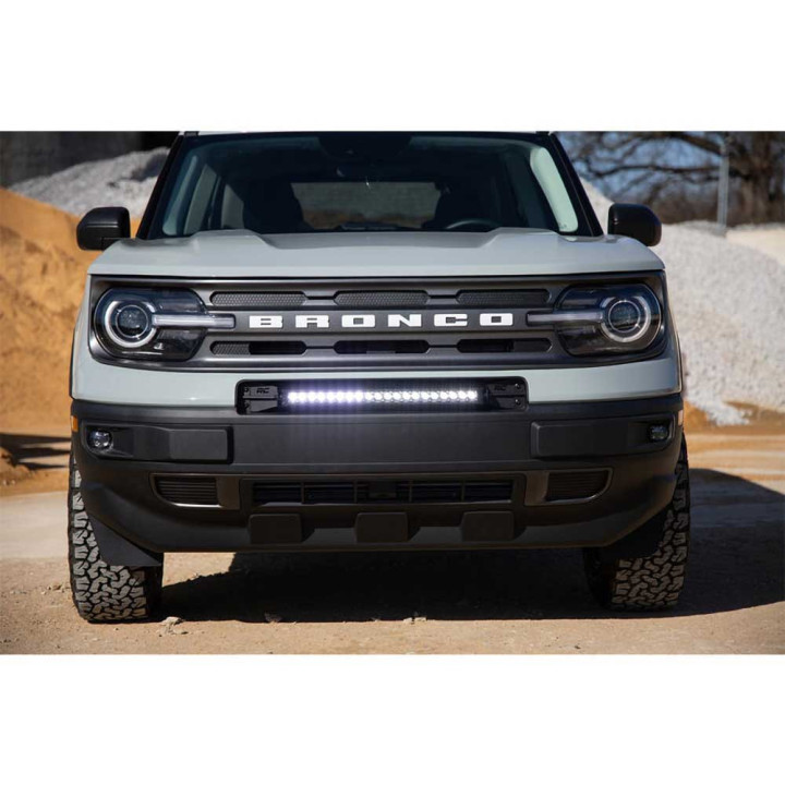 EC Approved LED Projector Integration Kit for Front Bumper, Rough Country LED bumper kit 20" white DRL Black Series, Ford Bronco