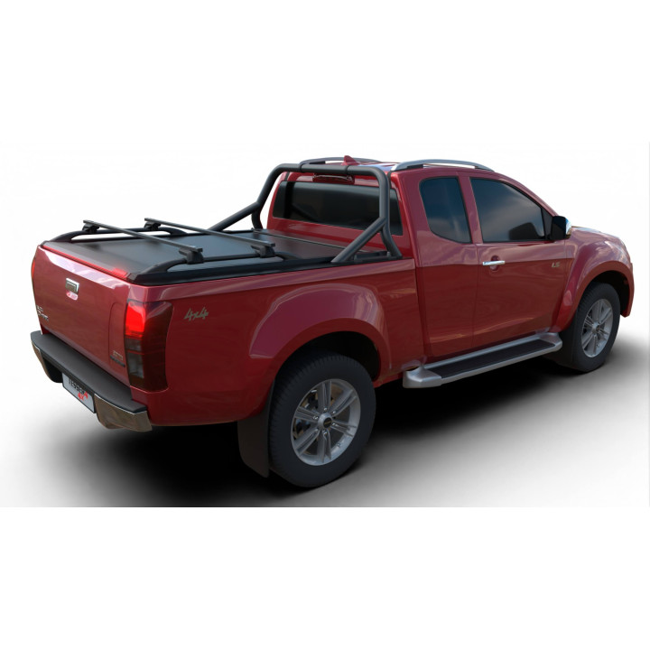 Spring Assisted Roll Top Tonneau Bed Cover, Tessera 4x4 Roll+, Isuzu D-Max Extra Cab 2012 - 2020 - EDK.ro