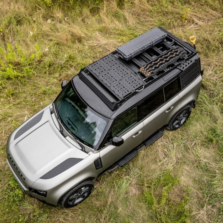 Două Panouri de Portbagaj de Plafon, Bison Gear OX PRO, Ford Bronco 2021 - Prezent, Ineos Grenadier 2023 - Prezent, Toyota Land 