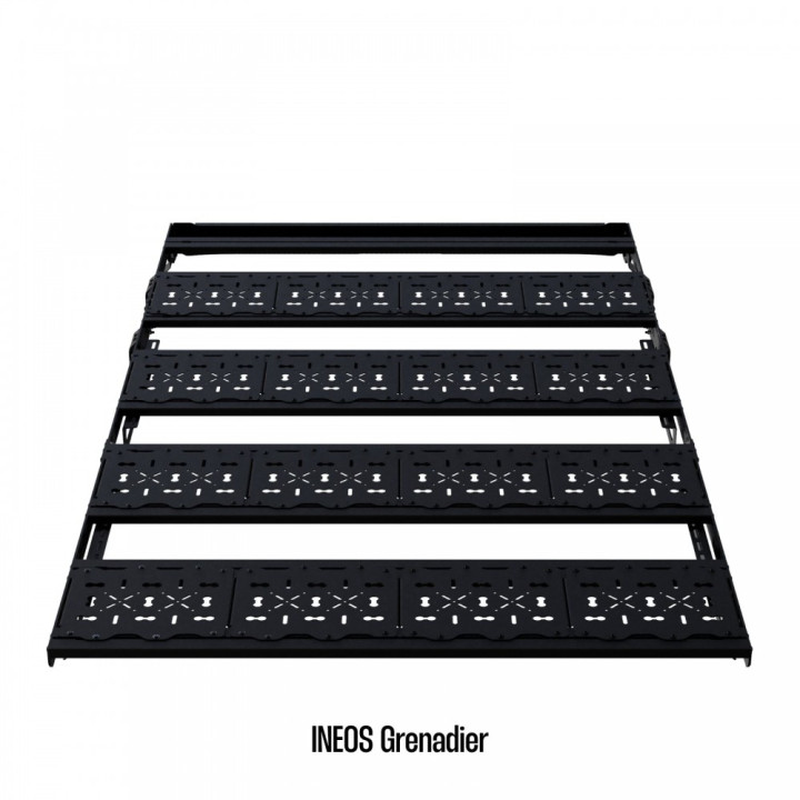 Single Roof Rack Panel, Bison Gear OX PRO, Ford Bronco 2021 - Present, Ineos Grenadier 2023 - Present, Toyota Land Cruiser / 4Ru