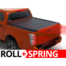 Spring Assisted Roll Top Tonneau Bed Cover, Tessera 4x4 Roll+, Isuzu D-Max Double Cab 2021 - Present - EDK.ro