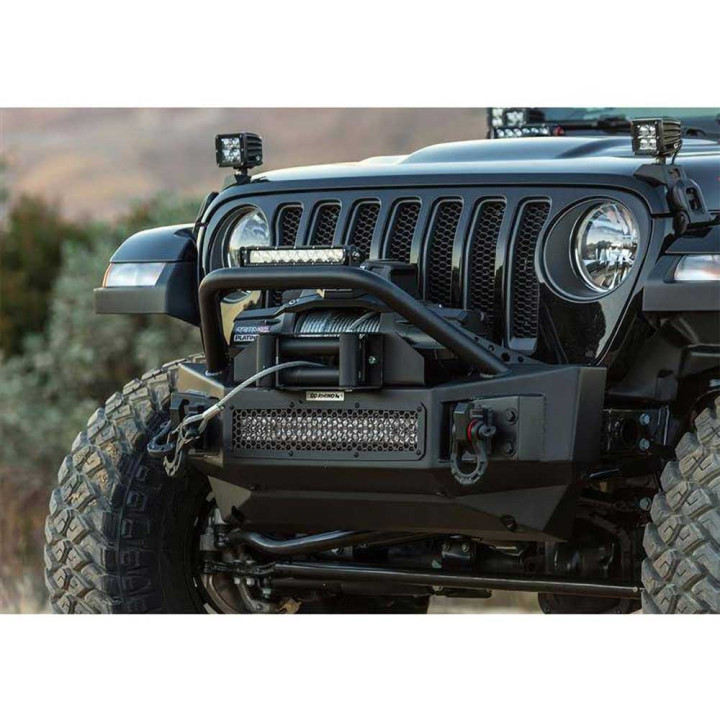 Fairlead Mount Plate for Rockline Bumper, Go Rhino, Ford Bronco 2021 - Present, Jeep Gladiator 2020 - Present, Jeep Wrangler Rap