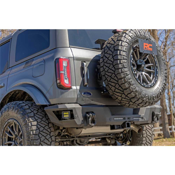 Adaptor pentru Plăcuța de Înmatriculare, Rough Country, Ford Bronco 2021 - Prezent, Jeep Wrangler 1997 - 2006 - EDK.ro