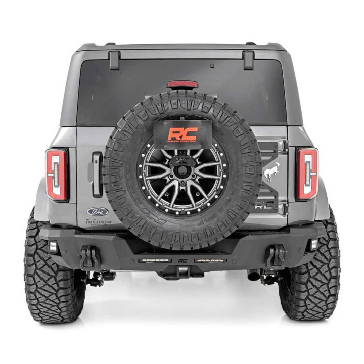 License Plate Adapter, Rough Country, Ford Bronco 2021 - Present, Jeep Wrangler 1997 - 2006 - EDK.ro