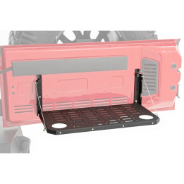 Tailgate Aluminium Flip Down Table, Rough Country, Ford Bronco / Jeep Wrangler 2007 - 2018 / 2021 - Present - EDK.ro