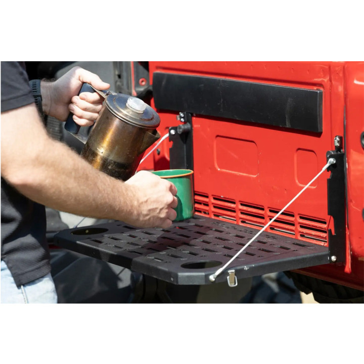 Masă Rabatabilă din Aluminiu pentru Hayon, Rough Country, Ford Bronco 2021 - Prezent, Jeep Wrangler 2007 - 2018 - EDK.ro