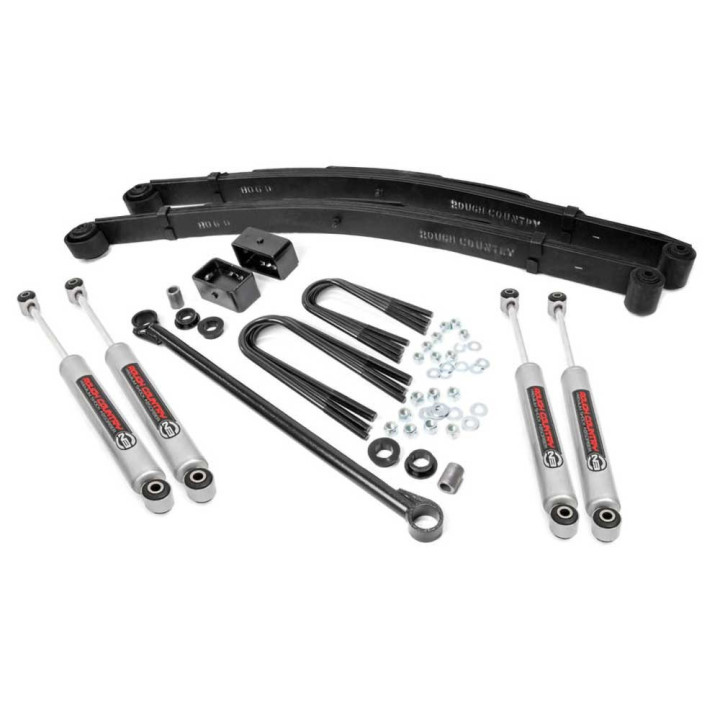 Suspension Lift Kit, Rough Country Lift 3 Inch, Ford Excursion 2000 - 2005 - EDK.ro