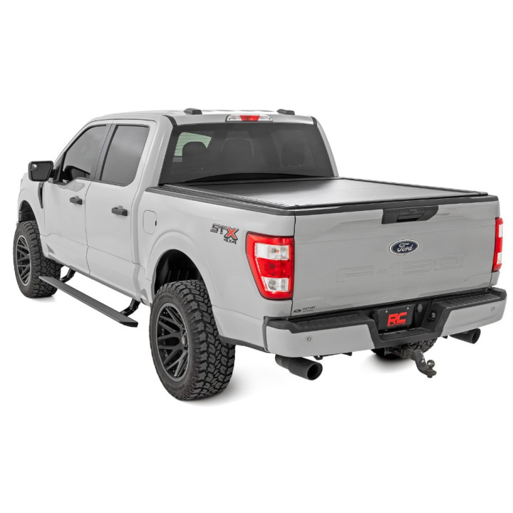 Praguri Laterale Electrice, Rough Country HT-Series, Ford F-150 / F-250 / F-350 Raptor 2015 - Prezent - EDK.ro