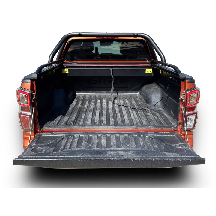 Spring Assisted Roll Top Tonneau Bed Cover, Tessera 4x4 Roll+, Isuzu D-Max Double Cab 2021 - Present - EDK.ro