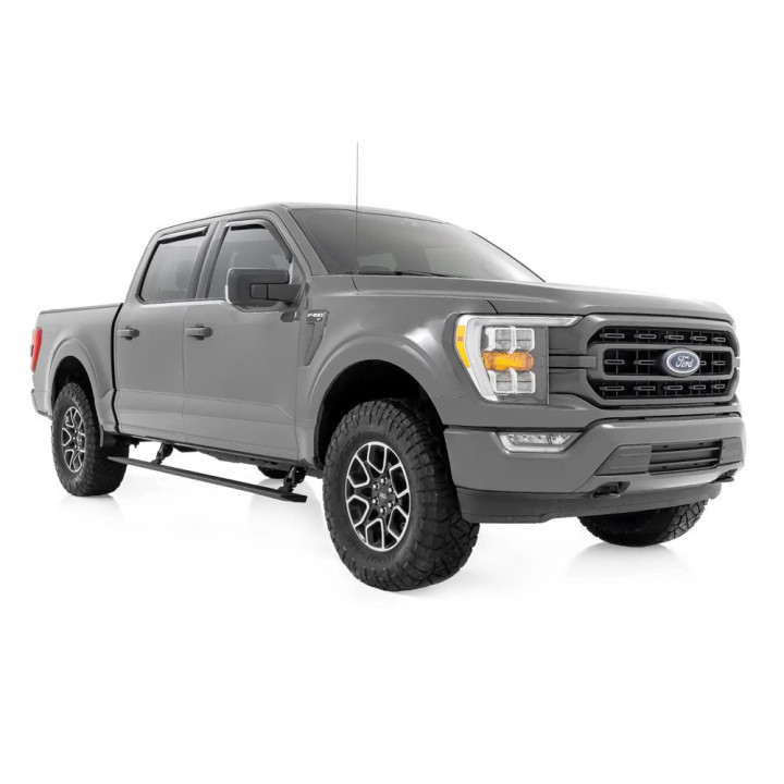 Electric Side Steps, Rough Country Power Boards, Ford F-150 / F-250 / F-350 Raptor 2015 - Present - EDK.ro
