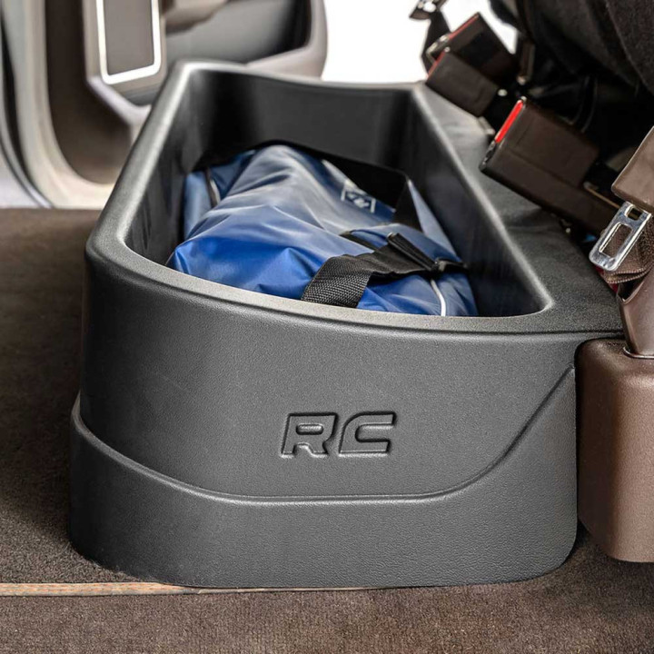 Under-seat Storage, Rough Country, Ford F-150 / F-250 / F-350 2015 - Present - EDK.ro