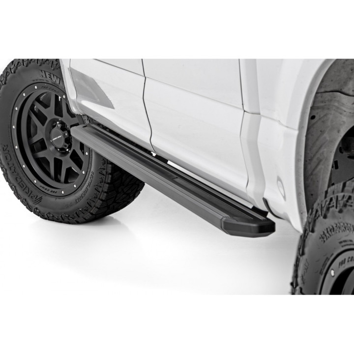 Side Steps, Rough Country Multi-Color LED, Ford F-150 / F-250 / F-350 Raptor 2017 - Present - EDK.ro