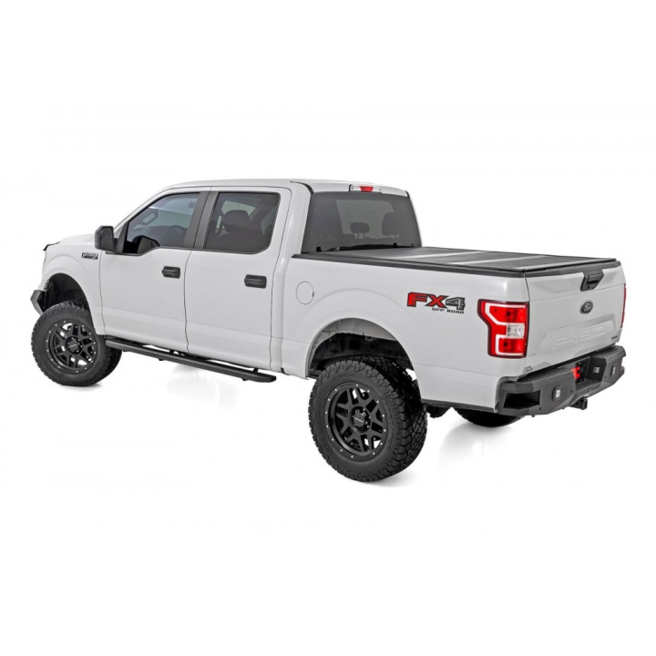 Side Steps, Rough Country Multi-Color LED, Ford F-150 / F-250 / F-350 Raptor 2017 - Present - EDK.ro