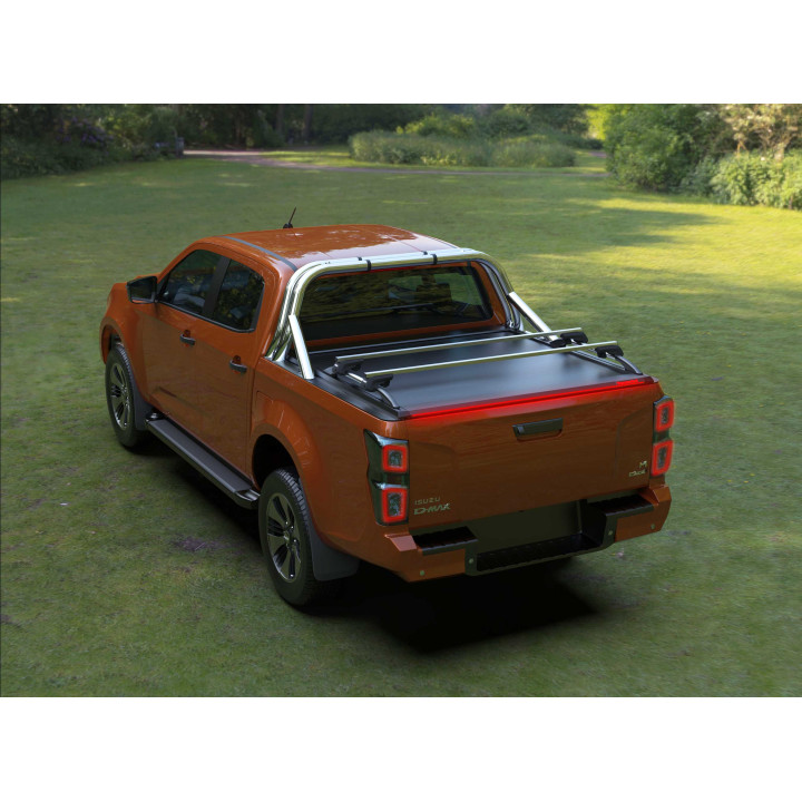 Spring Assisted Roll Top Tonneau Bed Cover, Tessera 4x4 Roll+, Isuzu D-Max Double Cab 2021 - Present - EDK.ro