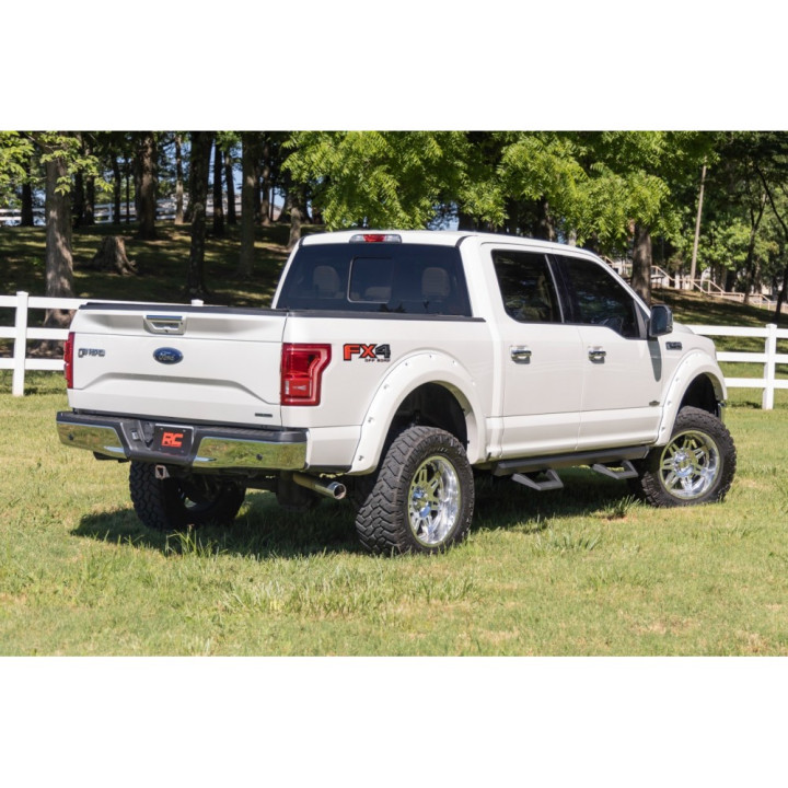 Side Steps, Rough Country SRX2, Ford F-150 / F-250 / F-350 Raptor 2017 - Present - EDK.ro