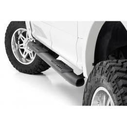 Side Steps, Rough Country Oval Nerf Step, Ford F-150 / F-250 / F-350 Raptor 2017 - Present - EDK.ro